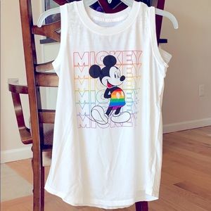 Rainbow Disney Mickey Mouse Tank Top